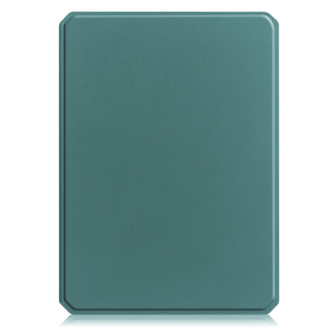 Hoes geschikt voor Amazon Kindle Paperwhite 2024 (12th gen) - 7 Inch - TPU Book Case - Auto/Wake functie - Donkergroen