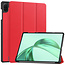 Case2go - Tablet hoes geschikt voor Honor Pad X8a - Tri-Fold Book Case - Auto Wake/Sleep functie - Rood