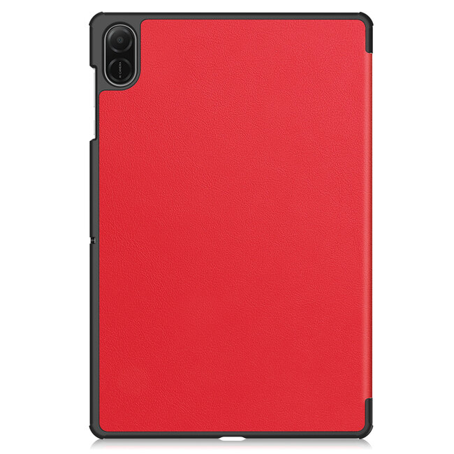 Case2go - Tablet hoes geschikt voor Honor Pad X8a - Tri-Fold Book Case - Auto Wake/Sleep functie - Rood