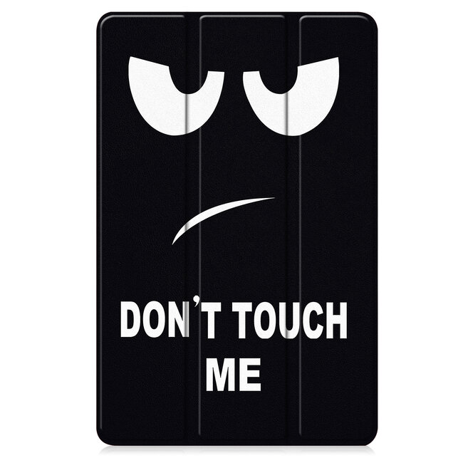 Case2go - Tablet hoes geschikt voor Honor Pad X8a - Tri-Fold Book Case - Auto Wake/Sleep functie - Don't Touch Me