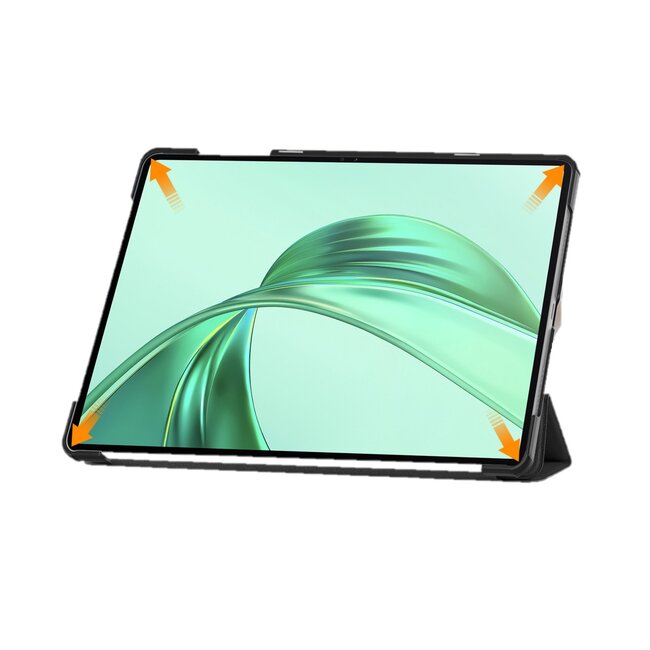 Case2go - Tablet hoes geschikt voor Honor Pad X8a - Tri-Fold Book Case - Auto Wake/Sleep functie - Don't Touch Me