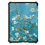 Hoes geschikt voor Amazon Kindle Paperwhite 2024 (12th gen) - 7 Inch - TPU Book Case - Auto/Wake functie - Witte bloesem