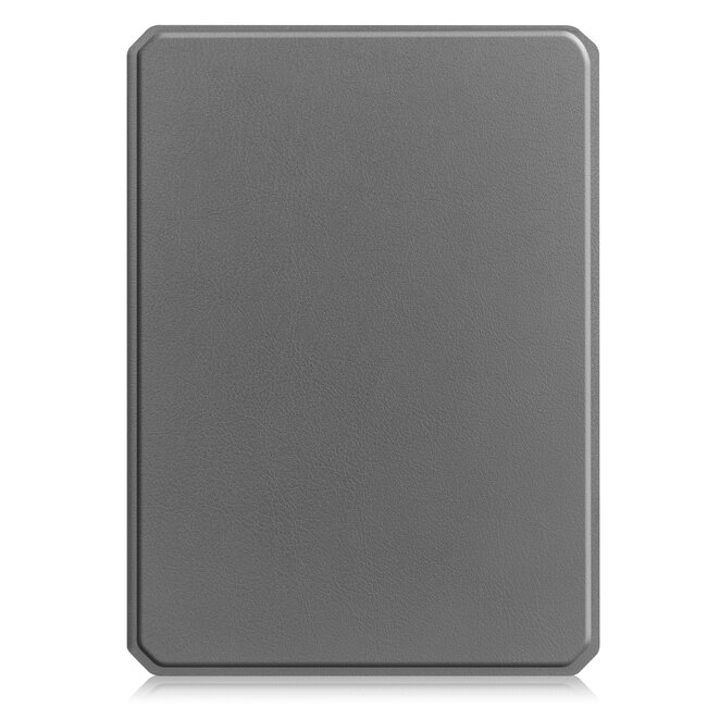 Hoes geschikt voor Amazon Kindle Paperwhite 2024 (12th gen) - 7 Inch - TPU Book Case - Auto/Wake functie - Grijs