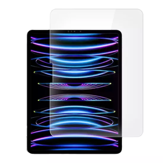 Case2go - Tablet Screenprotector geschikt voor Apple iPad Air 13 (2024/2025) - 13 Inch - Tempered Glass - Case Friendly - Transparant afbeelding