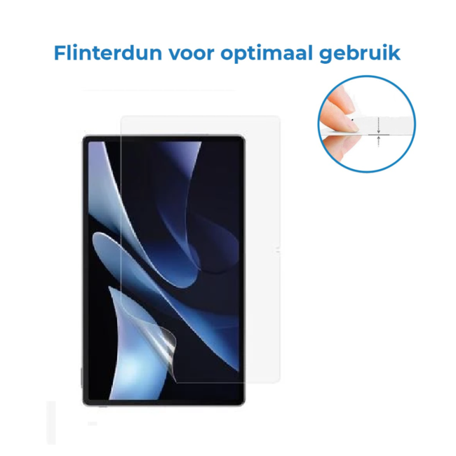 Case2go - Tablet Screenprotector geschikt voor Huawei MatePad Air (2024) - 12 Inch - Tempered Glass - Case Friendly - Transparant