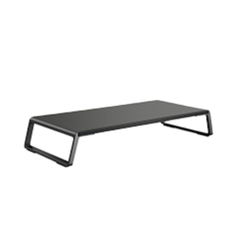 Case2go Case2go - Monitor Standaard - Laptop Standaard - Ergonomische design - Monitor Verhoger - Aluminium - Zwart