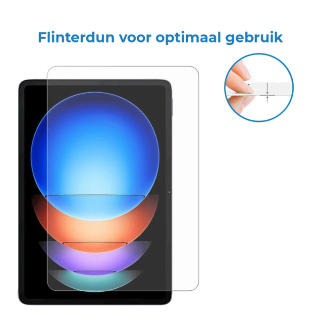 Case2go - Tablet Screenprotector geschikt voor Huawei MatePad SE (2024) - 11 inch - Tempered Glass - Case Friendly - Transparant