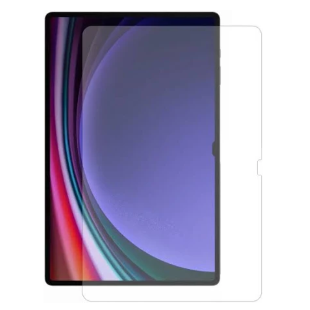 Case2go - Tablet Screenprotector geschikt voor Samsung Galaxy Tab S10 Plus - 12.4 Inch - Tempered Glass - Case Friendly - Transparant afbeelding