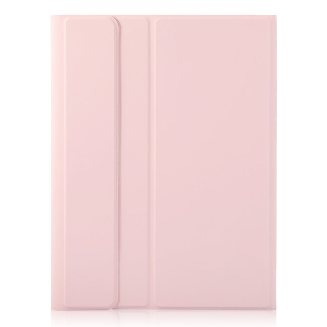 Case2go - Bluetooth Toetsenbord hoes geschikt voor Apple iPad 11 (2025) A16 / Apple iPad 10.9 Inch (2022) - QWERTY - Auto Wake/Sleep functie - Met Pencil Houder - Touchpad - Roze