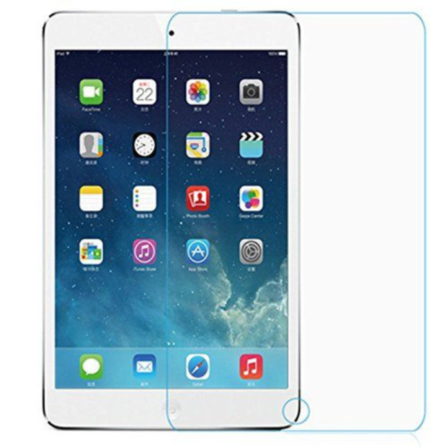 Case2go - Tablet Screenprotector geschikt voor Apple iPad Air 1/2 (2013/2014) - Tempered Glass - Case Friendly - Transparant