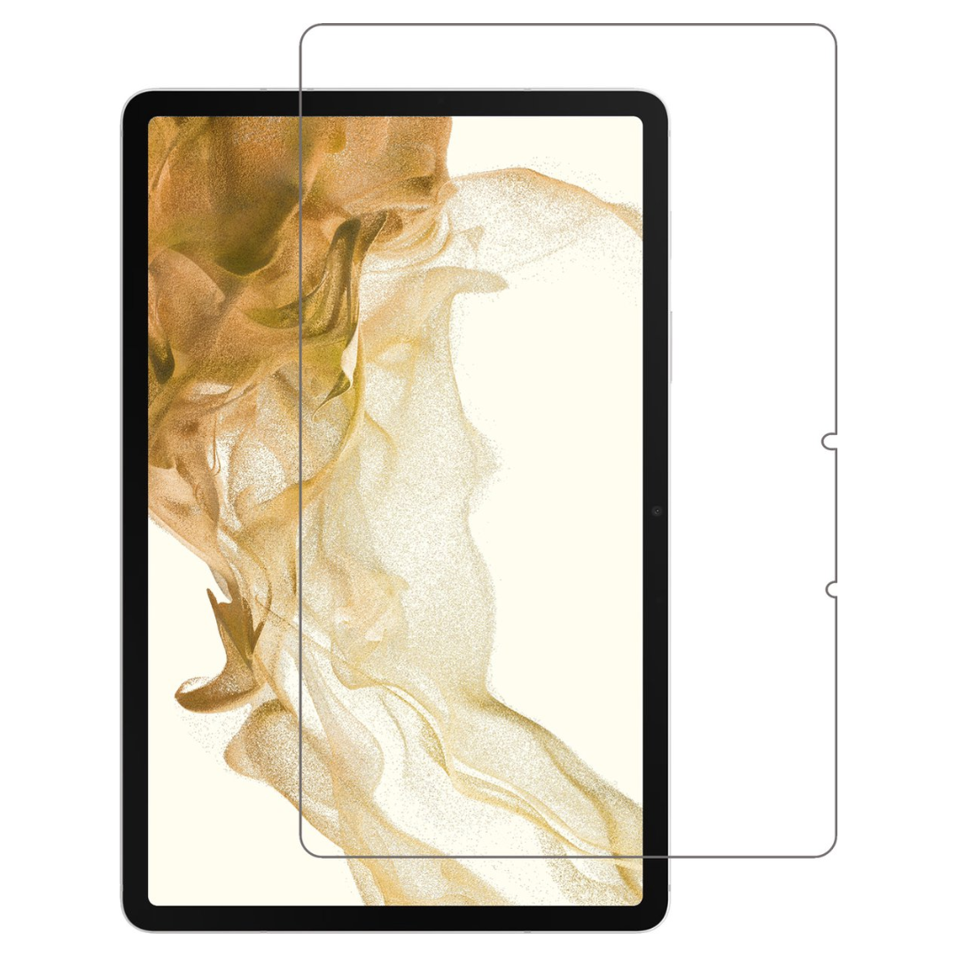 Case2go - Tablet Screenprotector geschikt voor Samsung Galaxy Tab S9 Plus (2023) - 12.9 Inch - Tempered Glass - Case Friendly - Transparant afbeelding