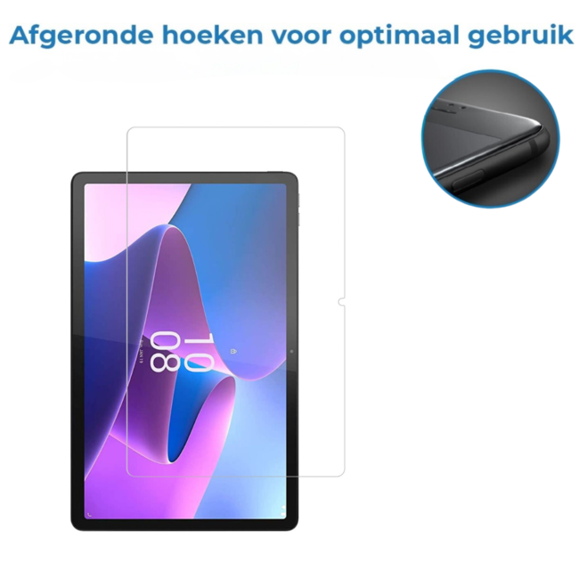 Case2go - Screenprotector geschikt voor Lenovo Tab P11 - 2de Generatie (2022) - 11.5 inch - Tempered Glass - Case Friendly - Transparant