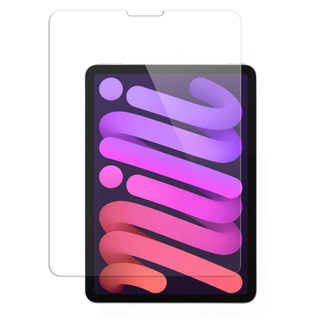 Case2go - Tablet Screenprotector geschikt voor Apple iPad Mini 6 (2021) - Tempered Glass - Case Friendly - Transparant afbeelding