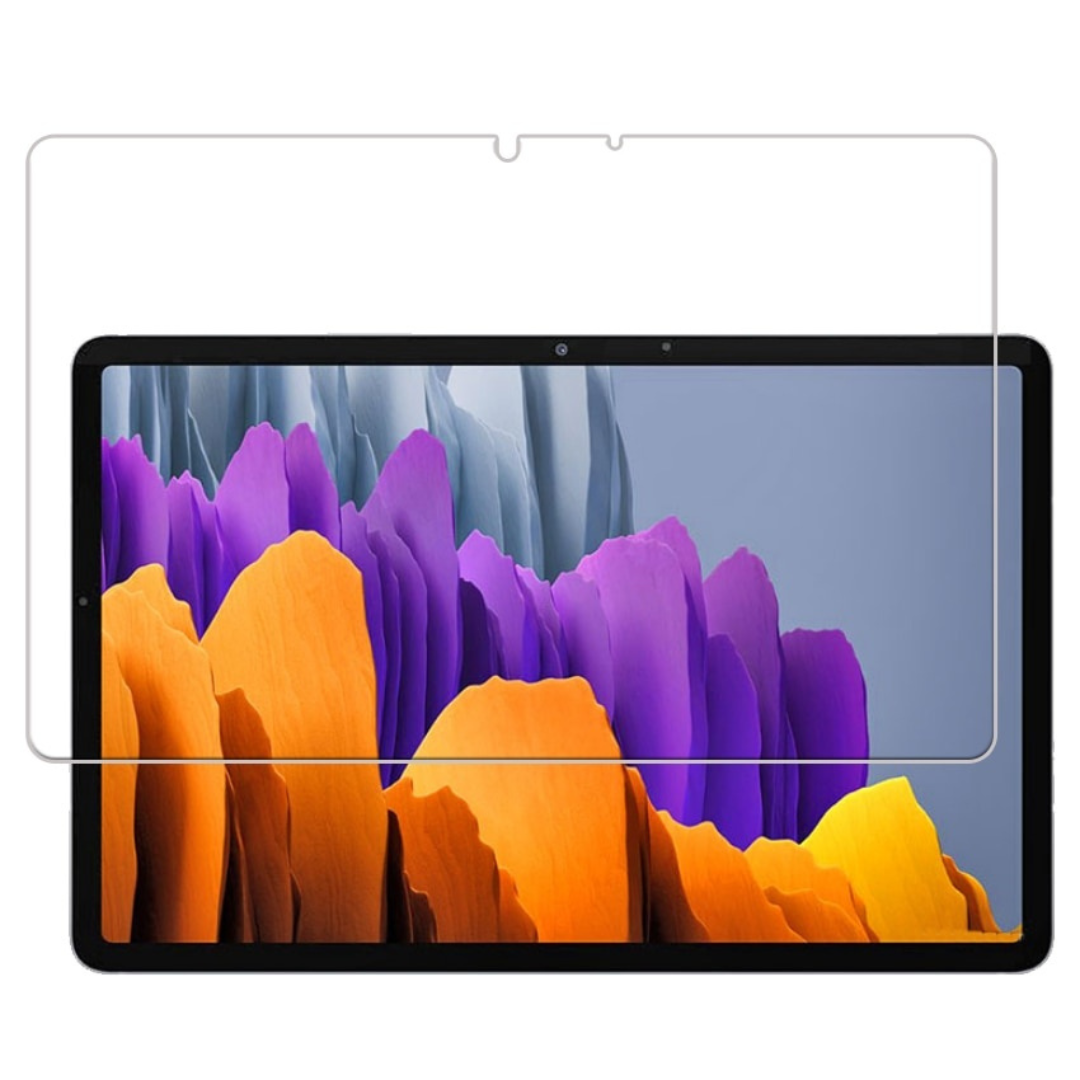Case2go - Screenprotector geschikt voor Samsung Galaxy Tab S8 Plus (2022)  - 12.4 Inch - Tempered Glass Screenprotector - Case Friendly - Transparant afbeelding