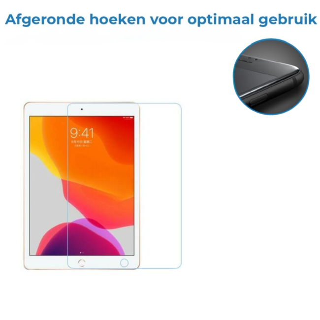 Case2go - Tablet Screenprotector geschikt voor iPad Mini 5 (2019) - Tempered Glass - Case Friendly - Transparant