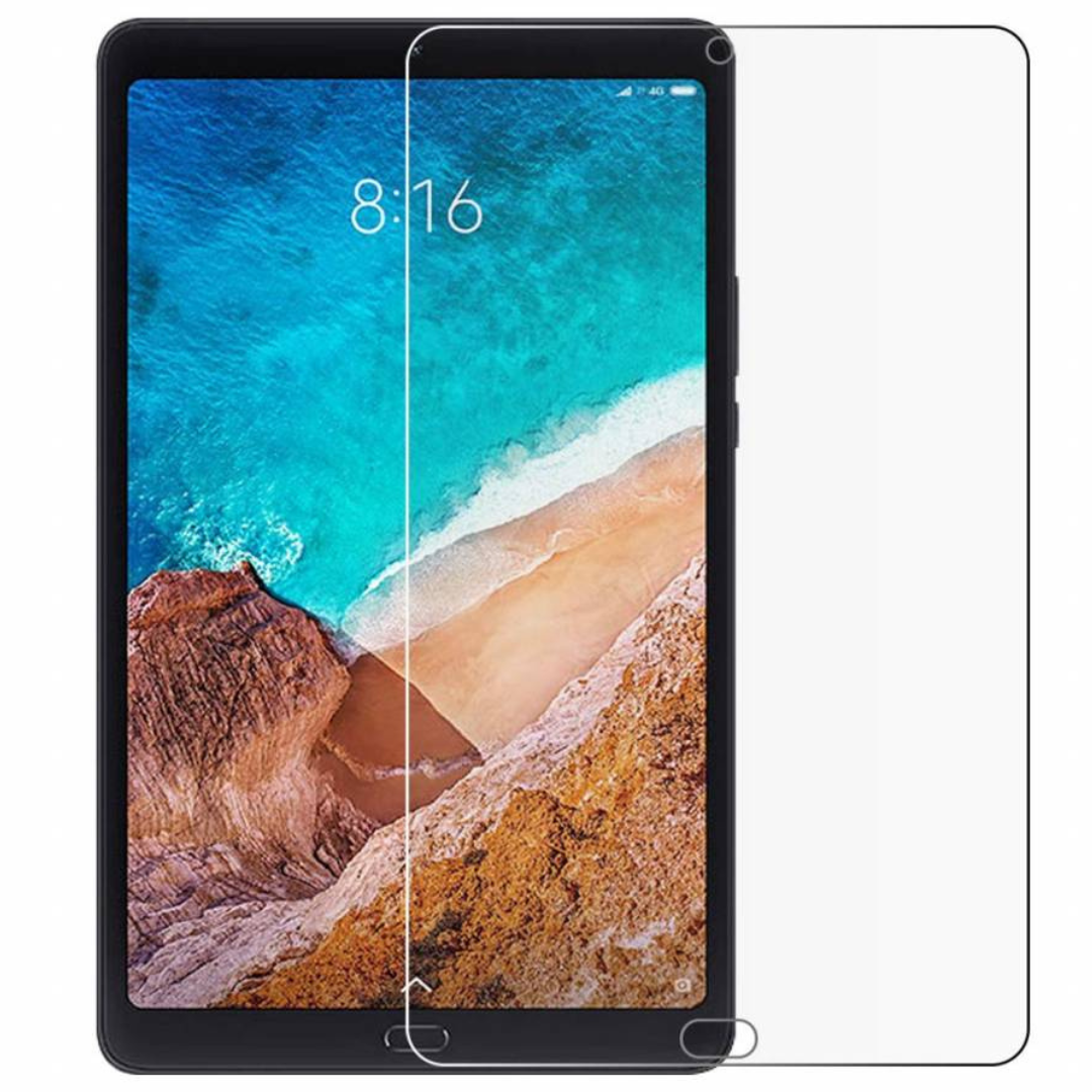 Case2go - Tablet Screenprotector geschikt voor Xiaomi Mi Pad 4 Plus - 10.1 Inch - Tempered Glass - Case Friendly - Transparant afbeelding