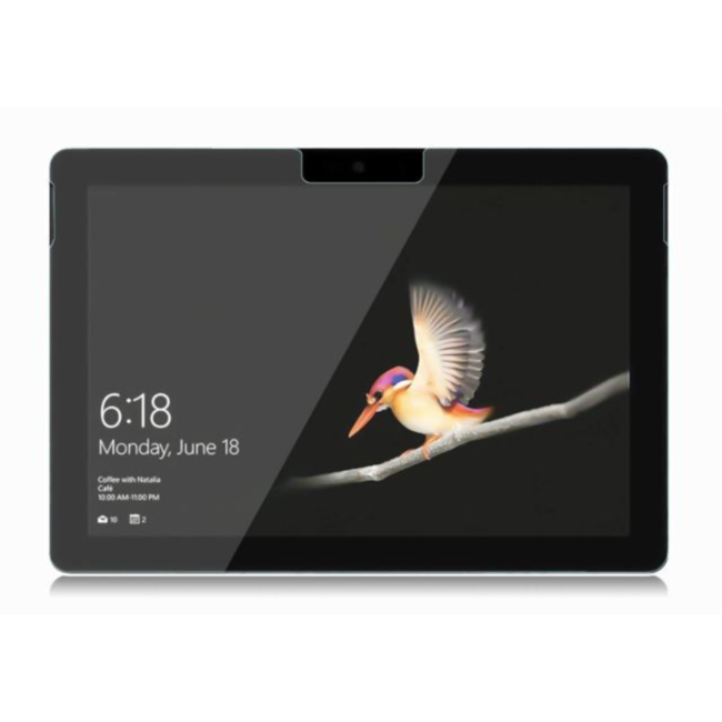Case2go - Tablet Screenprotector geschikt voor Microsoft Surface Go 2 - 10.5 Inch - Tempered Glass - Case Friendly - Transparant