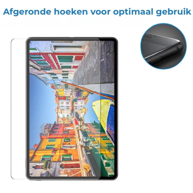 Case2go - Tablet Screenprotector geschikt voor Huawei MatePad 11 (2021) - Tempered Glass - Case Friendly - Transparant