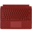 Toetsenbord geschikt voor Microsoft Surface Pro 9/10/11/Pro X - QWERTY - Bluetooth Toetsenbord Cover - Met Touchpad en Toetsenbord Verlichting - Donker Rood