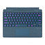 Toetsenbord geschikt voor Microsoft Surface Pro 9/10/11/Pro X - QWERTY - Bluetooth Toetsenbord Cover - Met Touchpad en Toetsenbord Verlichting - Blauw