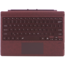 Toetsenbord geschikt voor Microsoft Surface Pro 4/6/7 - QWERTY - Bluetooth Toetsenbord Cover - Met Touchpad en Toetsenbord verlichting - Wijn Rood