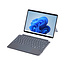 Toetsenbord geschikt voor Microsoft Surface Go / Go 2 / Go 3 / Go 4 - QWERTY - Bluetooth Toetsenbord Cover - Met Touchpad en Toetsenbord Verlichting - Grijs