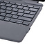 Toetsenbord geschikt voor Microsoft Surface Pro 9/10/11/Pro X - QWERTY - Bluetooth Toetsenbord Cover - Met Touchpad en Toetsenbord Verlichting - draadloos toetsenbord - QWERTY - Grijs