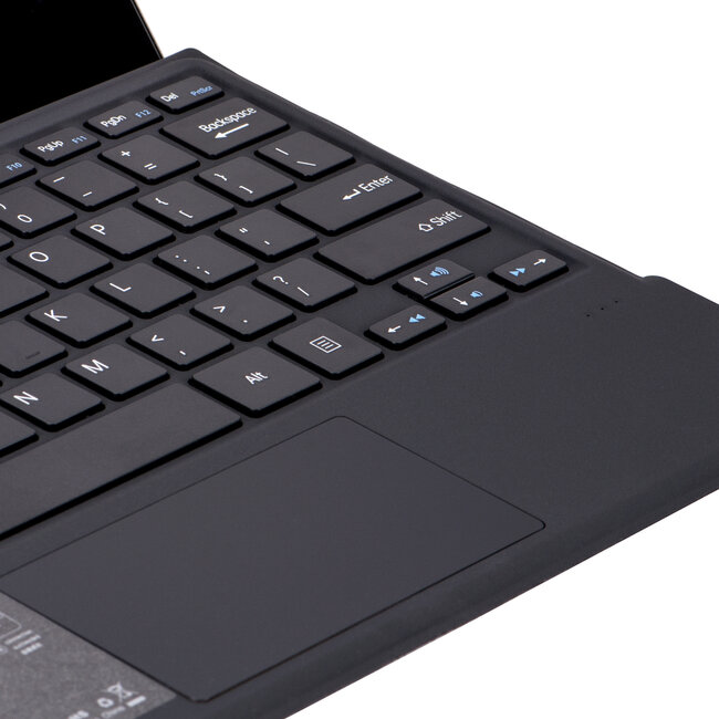 Toetsenbord geschikt voor Microsoft Surface Pro 4/6/7 - QWERTY - Bluetooth Toetsenbord Cover - Met Touchpad - draadloos toetsenbord - QWERTY - Donker Grijs