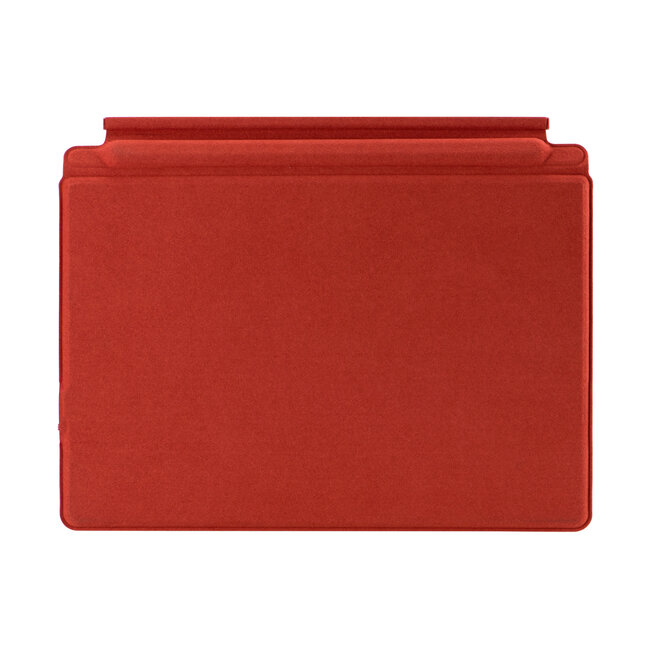 Toetsenbord geschikt voor Microsoft Surface Pro 9/10/11/Pro X - QWERTY - Bluetooth Toetsenbord Cover - Met Touchpad en Toetsenbord Verlichting - draadloos toetsenbord - QWERTY - Rood