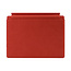 Toetsenbord geschikt voor Microsoft Surface Pro 9/10/11/Pro X - QWERTY - Bluetooth Toetsenbord Cover - Met Touchpad en Toetsenbord Verlichting - draadloos toetsenbord - QWERTY - Rood
