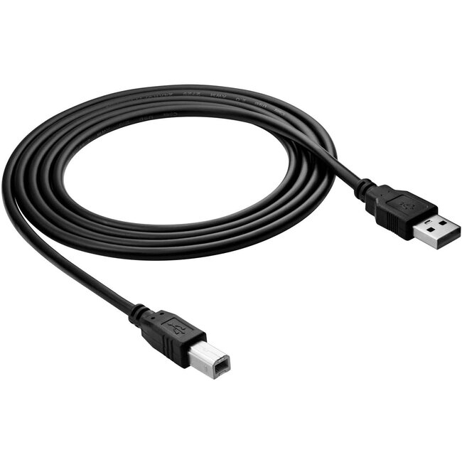 Printerkabel - Printer kabel usb - USB 2.0 - 1 Meter - Zwart