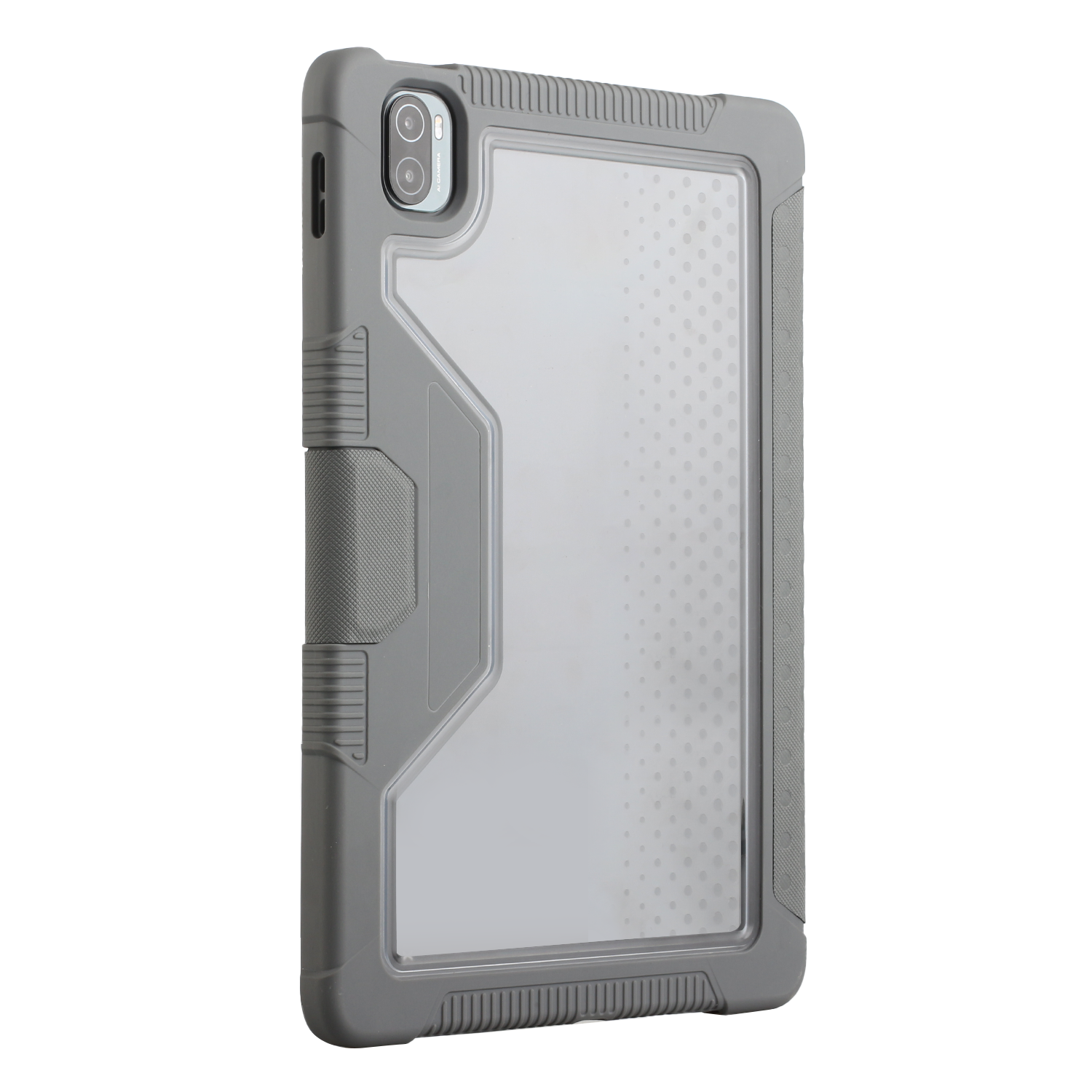 Tablet hoes geschikt voor Xiaomi Pad 5 Pro - Met Pencil Houder - Tri-Fold - Auto Wake/Sleep Functie - Grijs afbeelding