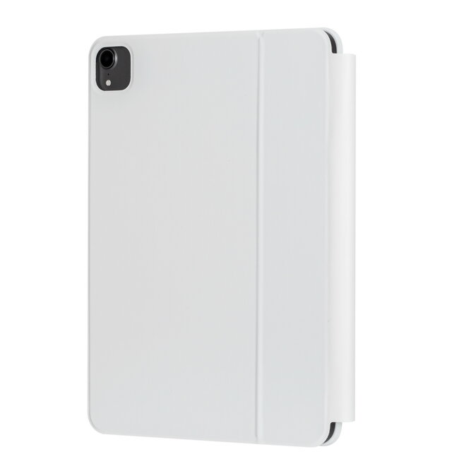 Bluetooth Toetsenbord hoes geschikt voor Apple iPad Air 13 2024 - Toetsenbordverlichting - Met Pencil Houder - Touchpad - Wit