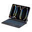 Bluetooth Toetsenbord hoes geschikt voor Apple iPad Pro 11 2024 - Toetsenbordverlichting - Met Pencil Houder - Touchpad - Zwart