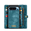 CaseMe - Telefoonhoesje geschikt voor Google Pixel 9 Pro XL - 2 in 1 Book Case en Back Cover - Blauw
