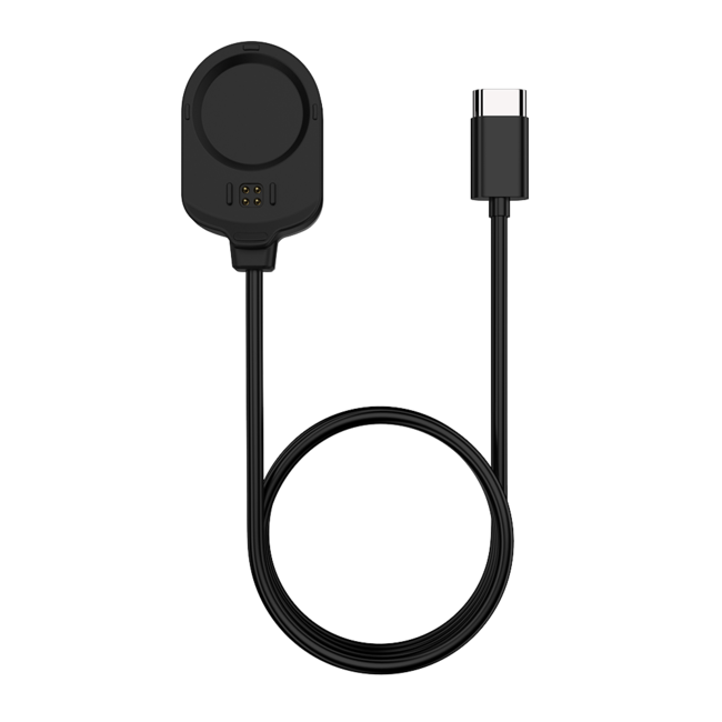 Oplaadkabel geschikt voor Garmin Marq 2 - Oplader - USB C kabel - 1.0 meter - Zwart