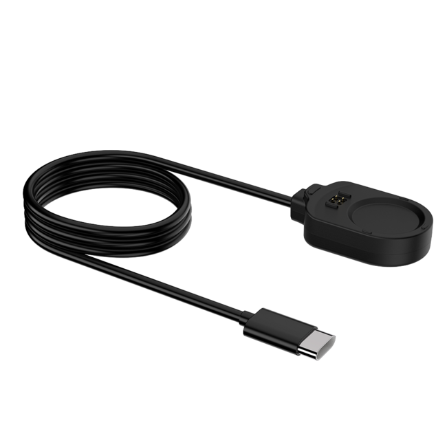 Oplaadkabel geschikt voor Garmin Marq 2 - Oplader - USB C kabel - 1.0 meter - Zwart
