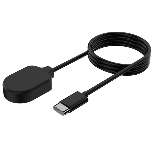 Oplaadkabel geschikt voor Garmin Marq 2 - Oplader - USB C kabel - 1.0 meter - Zwart