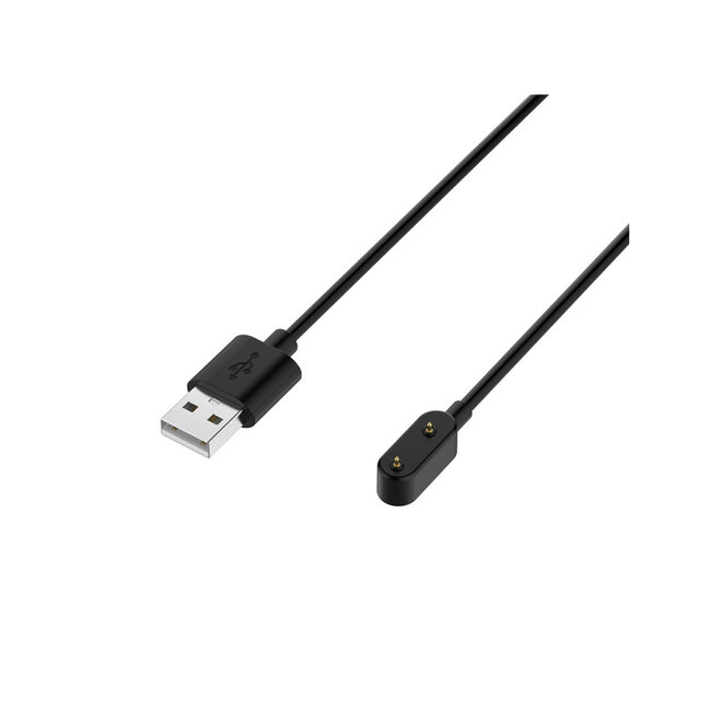 Oplaadkabel geschikt voor Huawei Band 6 / Band 7 / Band 8 / Band 9 /  Watch Fit 1 / Watch Fit 2 / Watch Fit 3 / Watch Fit 4 / Watch Fit New / Watch Fit Mini / Watch Fit 4 Pro - USB-A - 1.0 Meter - Zwart