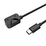 Oplaadkabel geschikt voor Samsung Galaxy Fit 3 - 1.0 Meter - USB-C - Zwart