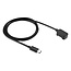 Oplaadkabel geschikt voor Samsung Galaxy Fit 3 - 1.0 Meter - USB-C - Zwart