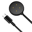 Oplaadkabel geschikt voor Google Pixel Watch 2 / Pixel Watch 3 - Oplader - USB C kabel - 1.0 meter - Zwart