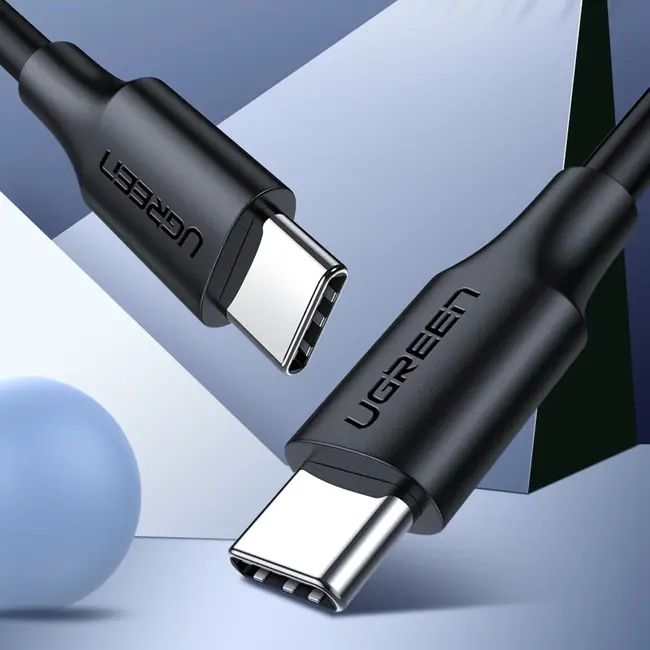 Ugreen - USB-C naar USB-C - 3.0 Meter - Geschikt voor Smartphones, Tablets, Laptops - Zwart