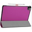 Hoozey - Tablet hoes geschikt voor Apple iPad Pro 12.9 inch (2022) / iPad Pro 12.9 (2021) / iPad Pro 12.9 (2020) - Tri-Fold Book Case - Met Auto/Wake functie - Paars