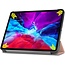 Hoozey - Tablet hoes geschikt voor Apple iPad Pro 12.9 inch (2022) / iPad Pro 12.9 (2021) / iPad Pro 12.9 (2020) - Tri-Fold Book Case - Met Auto/Wake functie - Rosé-Goud