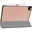 Hoozey - Tablet hoes geschikt voor Apple iPad Pro 12.9 inch (2022) / iPad Pro 12.9 (2021) / iPad Pro 12.9 (2020) - Tri-Fold Book Case - Met Auto/Wake functie - Rosé-Goud