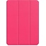 Hoozey - Tablet hoes geschikt voor Apple iPad Pro 12.9 inch (2022) / iPad Pro 12.9 (2021) / iPad Pro 12.9 (2020) - Tri-Fold Book Case - Met Auto/Wake functie - Magenta