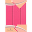 Hoozey - Tablet hoes geschikt voor Apple iPad Pro 12.9 inch (2022) / iPad Pro 12.9 (2021) / iPad Pro 12.9 (2020) - Tri-Fold Book Case - Met Auto/Wake functie - Magenta