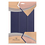 Hoozey - Tablet hoes geschikt voor Apple iPad Pro 12.9 inch (2022) / iPad Pro 12.9 (2021) / iPad Pro 12.9 (2020) - Tri-Fold Book Case - Met Auto/Wake functie - Donkerblauw