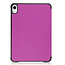 Tablet hoes geschikt voor Apple iPad Mini 7 (2024) - Tri-Fold Book Case - met Auto/Wake functie - Paars